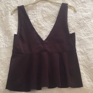 Silence + Noise Purple Top. Size M